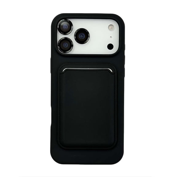 For iPhone 16 Wallet Phone Case,2-in-1 Magnetic Detachable Card Holder,Compatible with Mag-Safe,With Camera Lens Protector,Shockproof Anti-Scratch Protection,Durable Phone Case,Black