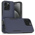 thumbnail image 1 of for iPhone 16e Back Case, Luxury Ultra Slim PC + TPU Double-Layer Anti-Fall Shockproof Drop Protective Lightweight 2 In 1 Phone Case Cover for iPhone 16e, Darkblue, 1 of 5