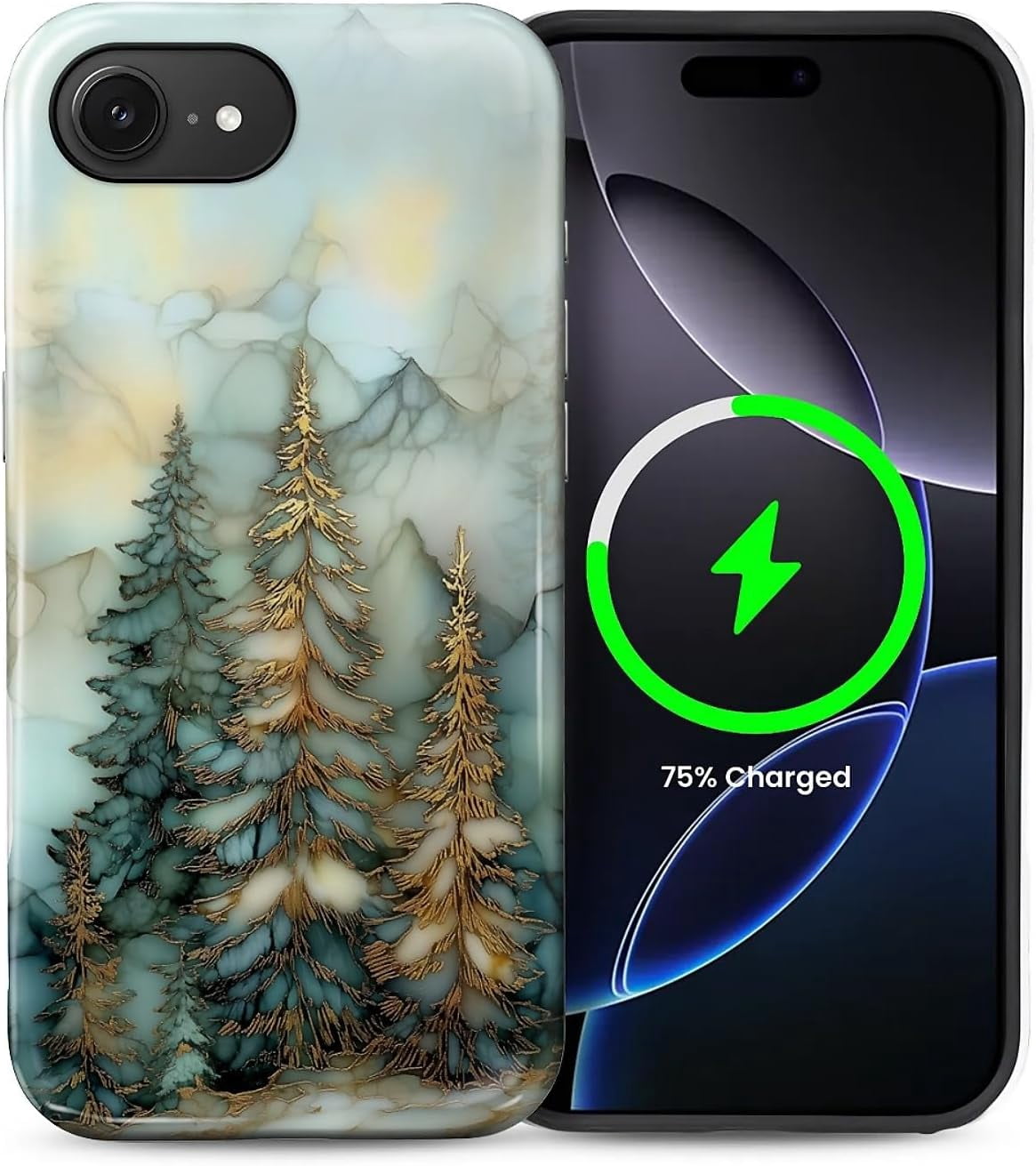 for iPhone 16e Case, Compatible with MagSafe, Dual-Layer Hard Shell ...