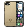 thumbnail image 1 of For iPhone 16e Case, Luxury Elegant Leather Slim Business PU Rugged Non-Slip Grip Shockproof Bumper Full Body Protective Cover Phone Case For iPhone 16e,Khaki, 1 of 9
