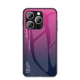 thumbnail image 1 of for iPhone 16e Case [Military Grade Shockproof] Stylish Tempered Glass Back Luxury Slim Protective Two Layers Hard PC+Soft Silicone Rugged Women Men Anti-Scratch Cover,Rose, 1 of 10