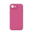 thumbnail image 1 of for iPhone 16e Case, Slim Liquid Silicone Full Covered Soft TPU Gel Rubber Shockproof Protective Cover with Anti-Scratch Microfiber Lining for iPhone 16e, Rose, 1 of 9