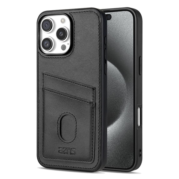 for iPhone 16e Case Wallet with Credit Card Holder Pocket Protective Shockproof Anti-Scratch Soft PU Leather Crafted Heavy Duty Protection Cover for iPhone 16e,Black