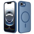 thumbnail image 1 of for iPhone 16e Magnetic Case Support Wireless Charging, Shockproof Military-Grade Protection Cover, Slim Anti-Scratch Phone Case for iPhone 16e Match with Car Mount Holder, Blue, 1 of 6