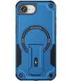 thumbnail image 1 of for iPhone 16e Phone Case, [Built-in Invisible Kickstand] [Compatible with MagSafe] Heavy Duty Shockproof Anti-scratch Anti-fall Magnetic Phone Case Cover for iPhone 16e,Darkblue, 1 of 7