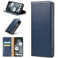 thumbnail image 1 of for iPhone 16e Wallet Case with [RFID Blocking] Luxury PU Leather+Soft Inner Case Flip Folio Strong Magnetic Closure Protective Cover Credit Card Holder Kickstand Phone Case,Blue, 1 of 5