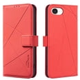 thumbnail image 1 of For iPhone 16e Wallet Phone Case,RFID Blocking Card Slots Holder Premium PU Leather,Flip Folio Kickstand,Line Embossing Designing,Magnetic Closure,Shockproof Anti-fall Phoe Case,Red, 1 of 8
