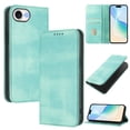 thumbnail image 1 of for iPhone 16e Wallet Rugged Case, Premium PU Leather RFID Blocking Card Slots Kickstand Classic Full Body Protection Magnetic Function Durable Phone Cover for iPhone 16e, Mint, 1 of 9
