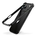thumbnail image 1 of For iPhone 17/16 Pro Metal Bumper Phone Case,No Back Design,Ultra Slim Drop Protection,Metal + TPU Bumper Frame,4 Corner Raised Shockproof Anti-fall Rugged Thin Fit Phone Case,Black, 1 of 8