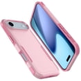 thumbnail image 1 of For iPhone 17 Air 5G 2025 Case ,Sturdy Phone Case for Apple 17 Air 6.5 inch ,Tiflook Shockproof Protection Heavy Duty Armor Hard Plastic & Rubber Rugged Bumper 2-in-1 Case Cover ( Pink ), 1 of 5