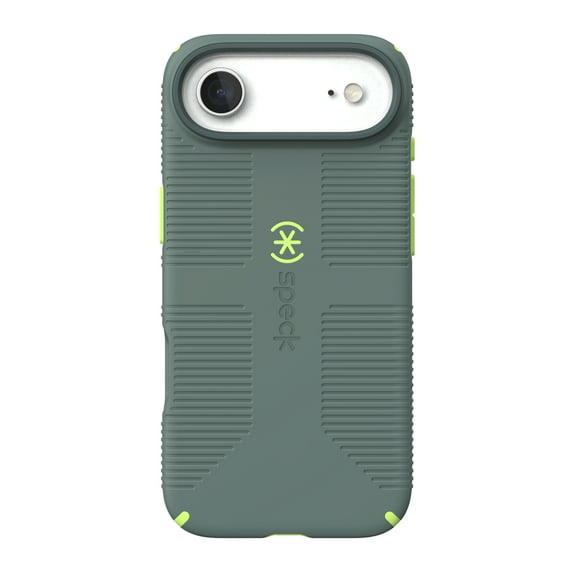 iPhone 17 Air CandyShell Grip with MagSafe in Neo Drab and Glow Green