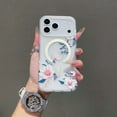 thumbnail image 1 of For iPhone 17 Air Phone Case,Compatible with Mag-Safe,Ultra Slim Shockproof Protection,Elegant Floral Print Design,Matte Translucent Anti-Scratch Thin Fit Durable Phone Case,H, 1 of 8