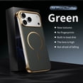 thumbnail image 1 of For iPhone 17 Borderless Phone Case,Fiber Pattern Back,Ultra Slim Shockproof Protection,Frameless Phone Case Cover,Compatible with Mag-Safe,Thin Fit Rugged Phone Case,Green, 1 of 12