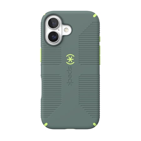 iPhone 17 CandyShell Grip with MagSafe in Neo Drab and Glow Green