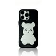 thumbnail image 1 of For iPhone 17 Case, 3D Cute Bear Design Phone Case, Stylish and Protective Cover Compatible with Precise Cutouts, Shock-Absorbing and Anti-Slip Silicone Shell,  White/Black/Brown, 1 of 8