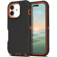 thumbnail image 1 of iPhone 17 Case Cover 3 Layer Rugged / Heavy Duty / Shockproof 6.1" Orange, 1 of 6