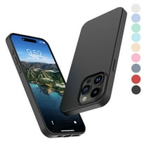 iPhone 17 Case, Takfox For iPhone 17 6.3" Basic Case [Frosted] Shockproof Case Liquid Silicone Gel Rubber Soft TPU Anti-slip Bumper Thin Matte Slim Phone Case Covers For iPhone 17,Black