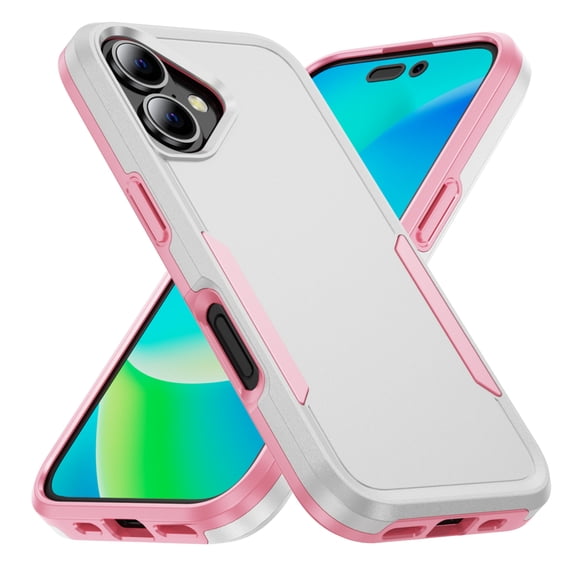For iPhone 17 Case, iPhone 17 Case Dual Layer Hard PC Soft TPU Bumper Full Body Heavy Duty Shockproof Strong and Durable Rugged Phone Case for iPhone 17,Dropproof,Dust-Proof,A