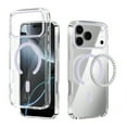 thumbnail image 1 of For iPhone 17 Clear Case, Allytechgroup Hard PC Rugged Cover Compatible with Magsafe Anti-Scratch Lightweight Not-Yellowing Transparent Shell Cover for Apple iPhone 17, Purple, 1 of 8