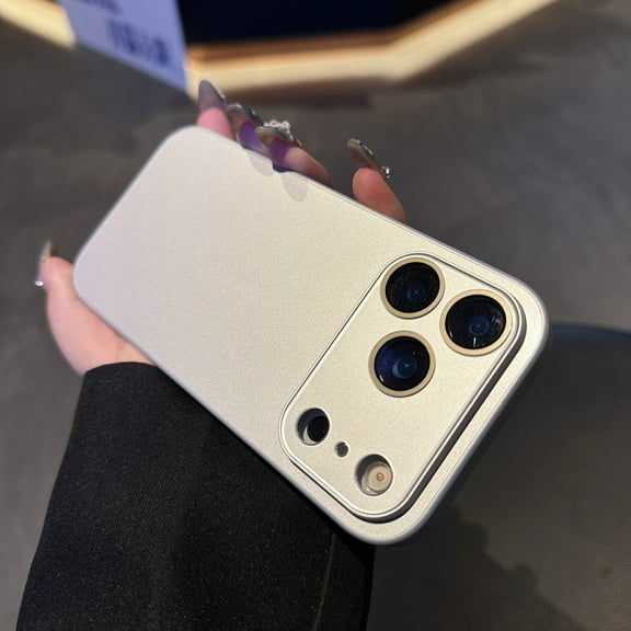 for iPhone 17 Phone Case with Camera Lens Protector, Shockproof Hybrid PC + TPU Rugged Phone Case, Durable Slim Lightweight Anti-Scratch Protective Cover for iPhone 17, White