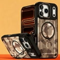 thumbnail image 1 of For iPhone 17 Phone Case,With Contractile Lens Ring Kickstand,Compatible with Mag-Safe,Heavy Duty Shockproof Anti-fall Drop Protection,Camouflage Pattern Back,Durable Phone Case,C, 1 of 5