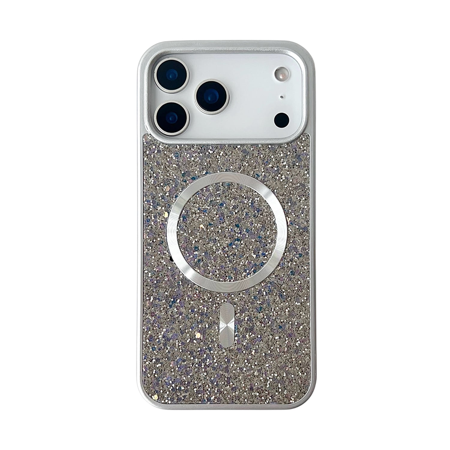 iPhone 17 Pro Bling MagSafe Cover - Silver