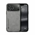 thumbnail image 1 of iPhone 17 Pro Case, Allytechgroup Slim Premium PU Leather TPU Anti-Scratch Lightweight Magnetic Back Cover Compatible with Car Mount Shockproof Phone Case for Apple iPhone 17 Pro, Lightgray, 1 of 7