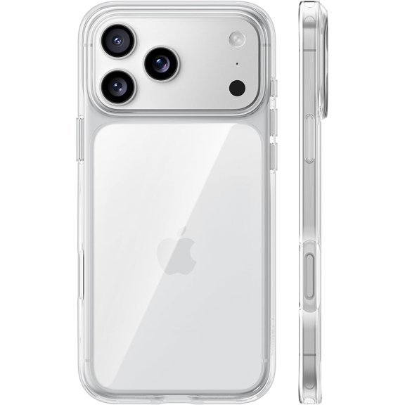 iPhone 17 Pro Case Crystal Clear, Ultra-Thin, 2025 Upgraded Non-Yellowing, Military-Grade Protection, Transparent Slim Case for iPhone 17 Pro Phone Case, Soft, Anti-Scratch, Clear