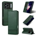thumbnail image 1 of For iPhone 17 Pro Case Premium PU Leather Simple Wallet Case TPU Bumper Card Slots Kickstand Magnetic Closure Shockproof Flip Cover,green,For iPhone 17 Pro, 1 of 10