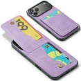 thumbnail image 1 of for iPhone 17 Pro Case for Women Girls, Premium PU Leather Wallet Case with Card Slots on Back Flip Protective Case for iPhone 17 Pro Phone Case - Purple, 1 of 8