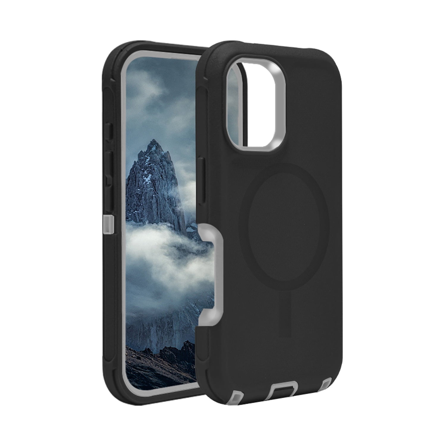 iPhone 17 Pro Duual Pro Protector Case with MagSafe - Black & Gray
