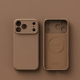 thumbnail image 1 of for iPhone 17 Pro Magnetic Case, Compatible with MagSafe, Soft Anti-Scratch Microfiber Lining, Slim Silicone Shockproof Protective Lightweight Phone Case for iPhone 17 Pro, Khaki, 1 of 7