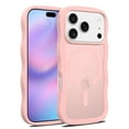 thumbnail image 1 of For iPhone 17 Pro Magnetic Phone Case,Compatible with Mag-safe,Wavy Frame Cute Design for Girls Women,Translucent Matte Hard Back Shockproof Protective Lightweight Phone Case,Pink, 1 of 6