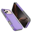 thumbnail image 1 of For iPhone 17 Pro Max 5G 2025 Case ,Sturdy Phone Case for Apple 17 Pro Max 6.9 inch ,Tiflook Shockproof Protection Heavy Duty Armor Hard Plastic & Rubber Rugged Bumper 2-in-1 Case Cover ( Purple ), 1 of 6