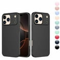 thumbnail image 1 of iPhone 17 Pro Max 5G Case,Apple 17 Pro Max Basic Case [Frosted] Shockproof Case Liquid Silicone Gel Rubber Soft TPU Anti-slip Bumper Thin Matte Slim Phone Covers For iPhone 17 Pro Max 6.9" 2025,Black, 1 of 6