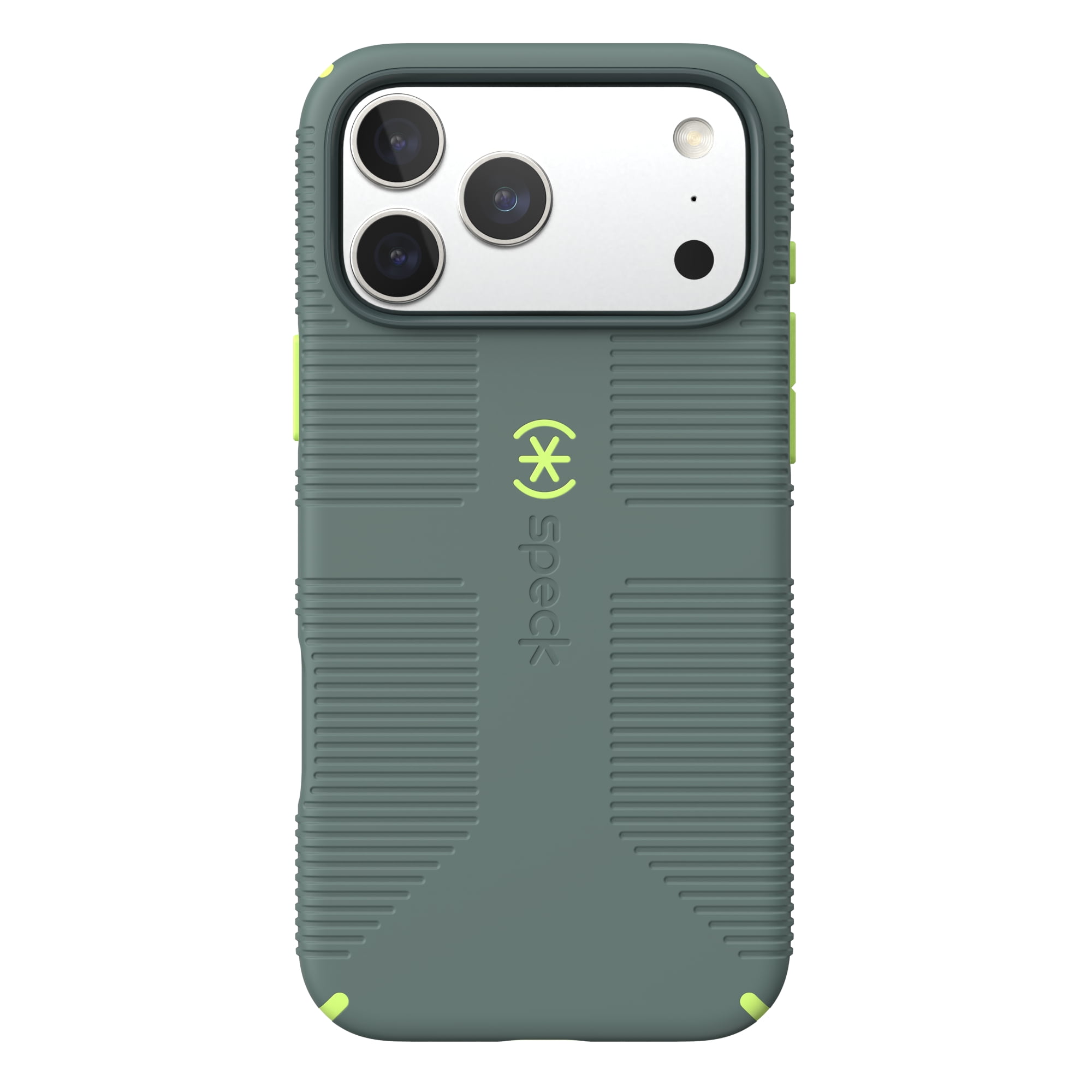 iPhone 17 Pro Max CandyShell Grip with MagSafe in Neo Drab and Glow Green