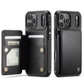 thumbnail image 1 of For iPhone 17 Pro Max Case with Card Holder, Wallet Case for Women Men with RFID Blocking, Durable Leather Kickstand Magnetic Clasp Shockproof for iPhone 17 Pro Max, 1 of 11