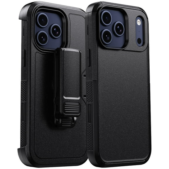 for iPhone 17 Pro Max Case [Compatible with MagSafe] [with Belt Clip][with Screen Protector ] Heavy Duty Protection Phone Cover for Apple iPhone 17 Promax