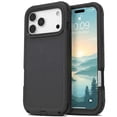 thumbnail image 1 of iPhone 18 Pro Max / iPhone 17 Pro Max Case Cover 3 Layer Rugged / Heavy Duty / Shockproof 6.9" Black, 1 of 6