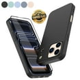 thumbnail image 1 of For iPhone 17 Pro Max Case with Screen Protector, Tekcoo Liquid Silicone Military-Grade Protection Shockproof Rugged Soft Rubber Slim Cell Phone Case Cover for iPhone 17 Pro Max 6.9", Black, 1 of 13
