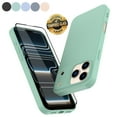 thumbnail image 1 of For iPhone 17 Pro Max Case with Screen Protector, Tekcoo Liquid Silicone Military-Grade Protection Shockproof Rugged Soft Rubber Slim Cell Phone Case Cover for iPhone 17 Pro Max 6.9", Green, 1 of 13