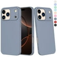 thumbnail image 1 of iPhone 17 Pro Max Case, Takfox For iPhone 17 Pro Max 6.9" Basic Case [Frosted] Shockproof Case Liquid Silicone Gel Rubber Soft TPU Anti-slip Bumper Thin Matte Slim Phone Case Covers, 1 of 10