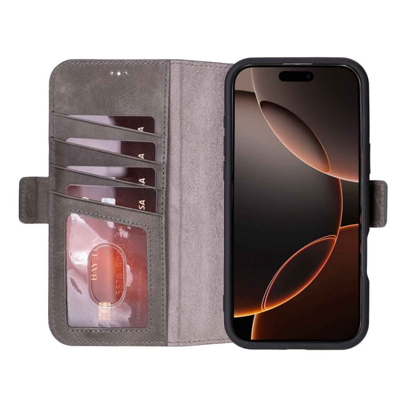 iPhone 17 Pro Max Flip Cover Wallet Case - RFID Protection