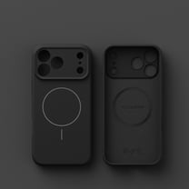 for iPhone 17 Pro Max Magnetic Case, Compatible with MagSafe, Soft Anti-Scratch Microfiber Lining, Slim Silicone Shockproof Protective Lightweight Phone Case for iPhone 17 Pro Max, Black