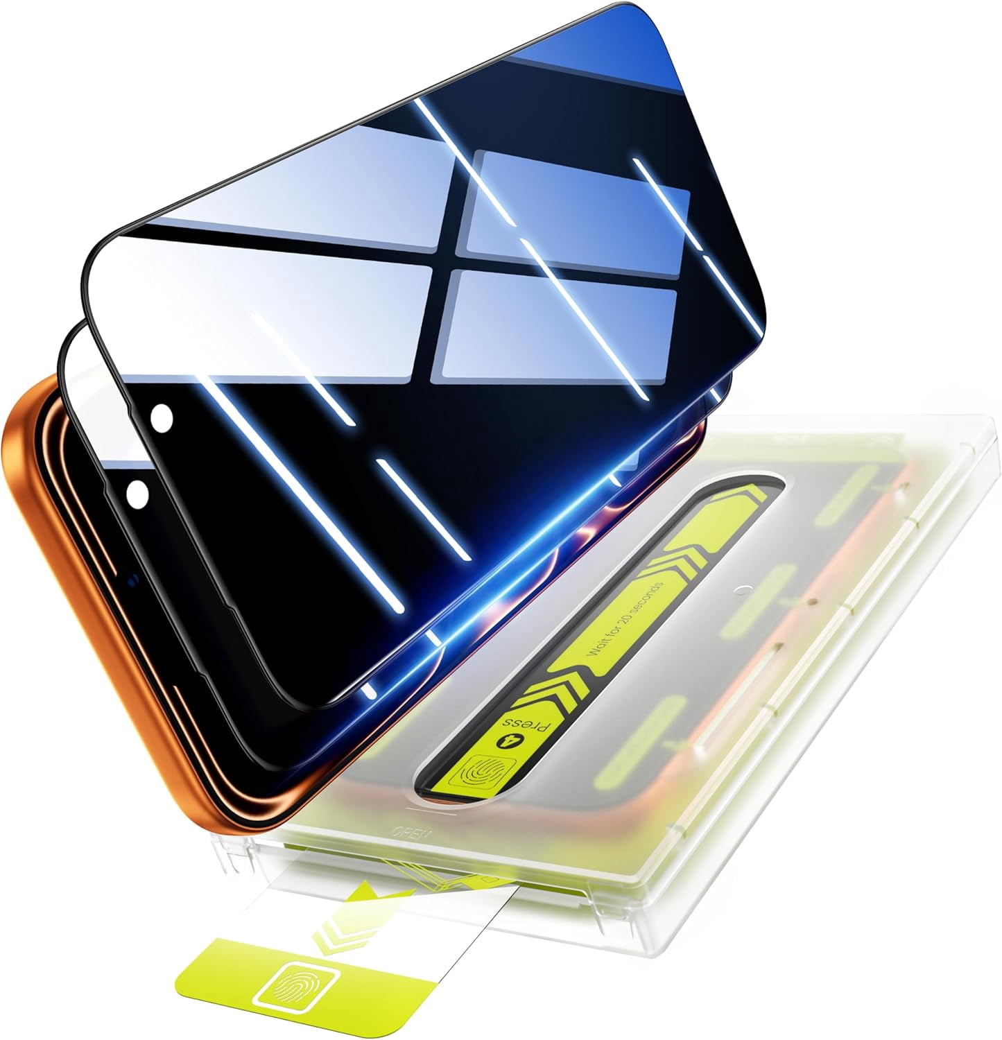 for iPhone 17 Pro Max Privacy Screen Protector - [25° Anti-Spy] [Auto ...