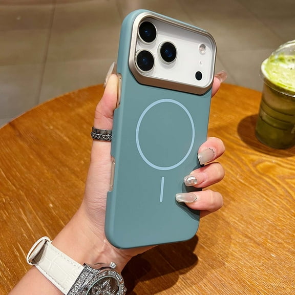 For iPhone 17 Pro Phone Case,Compatible with Mag-safe,Ultra Slim Anti-Scratch Protection,Shockproof Anti-fall Rugged Thin Fit Lightweight Drop Protection Durable Phone Case,Blue