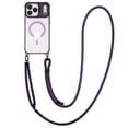 thumbnail image 1 of For iPhone 17 Pro Phone Case,With Contractile Lens Ring Kickstand,Anti-fingerprint Matte Translucent Back,With Detachable 8mm Lanyard,Fit For Mag-Safe,Shockproof Anti-fall Phone Case,Purple, 1 of 11