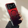 thumbnail image 1 of For iPhone 17 Promax Gradient Glass-Gloss Case Compatible with Magsafe, Gradient Full Body Slim Hybrid Magnetic Tempered Glass Mobile Phone Case with Shockproof Airbags, 1 of 8