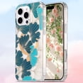 thumbnail image 1 of For iPhone 17e/16e Phone Case,Compatible With Mag-Safe,Elegant Colorful Floral Print Pattern,Transparent Back,PC + TPU Hybrid Shockproof Anti-fall Non-Slip Drop Protection,Phone Case,D, 1 of 10