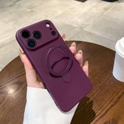 For iPhone 18 ProPC Phone Case, Slim Hard Protective Cover with Raised Camera Protection, Anti-Scratch Matte Finish, Lightweight Shockproof Cell Phone Case, Minimalist Design,Winered